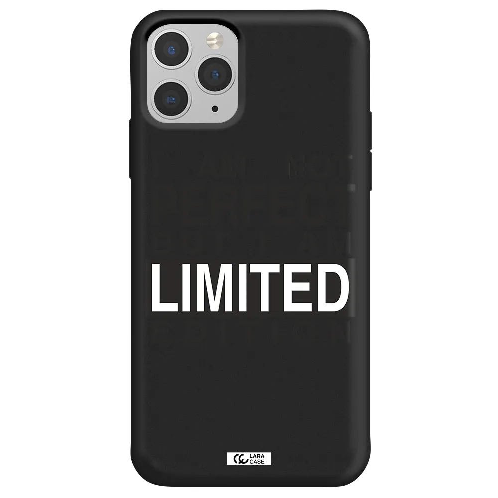 I Am Not Perfect Apple iPhone 11 pro Silicone black Case