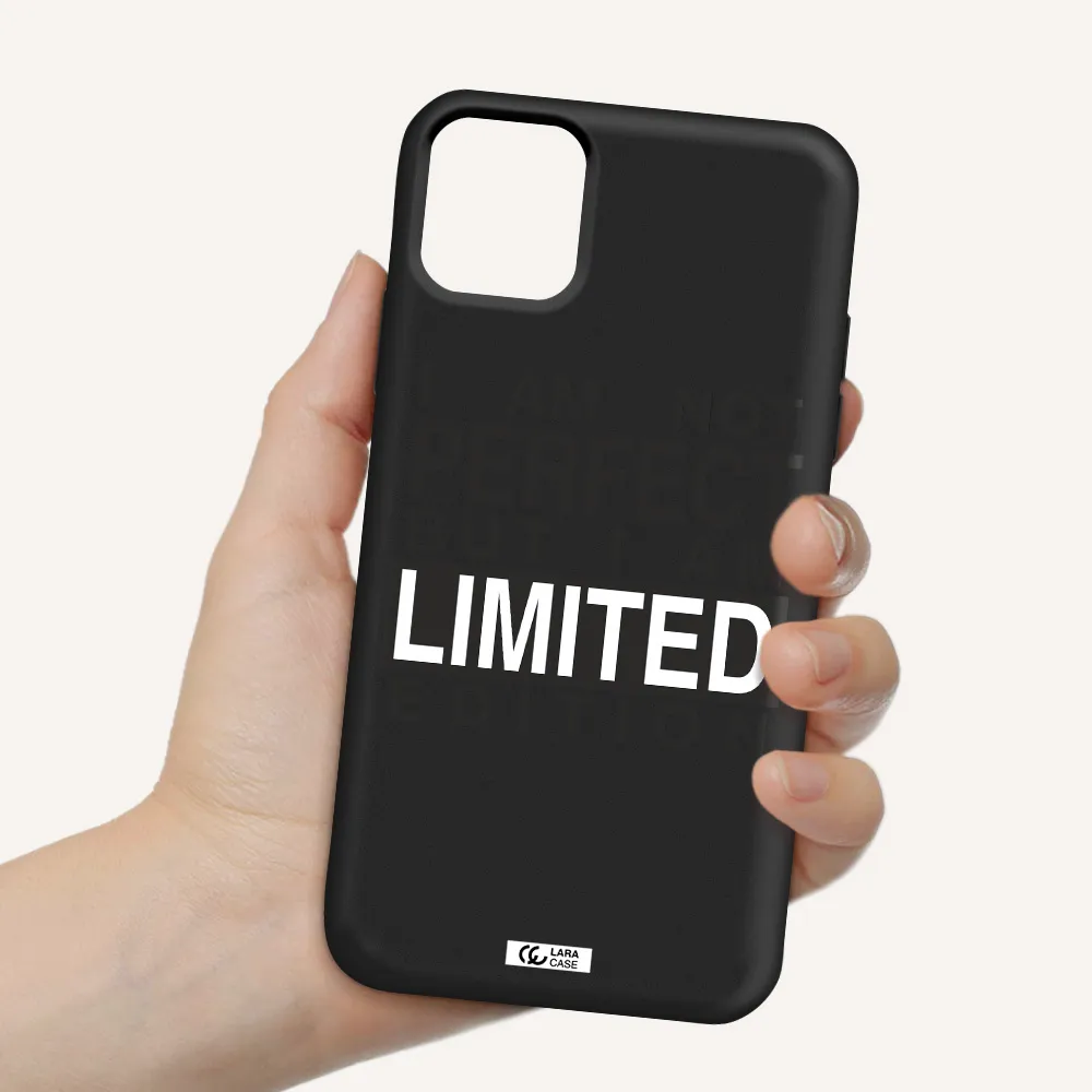 I Am Not Perfect Apple iPhone 11 Silicone black Case