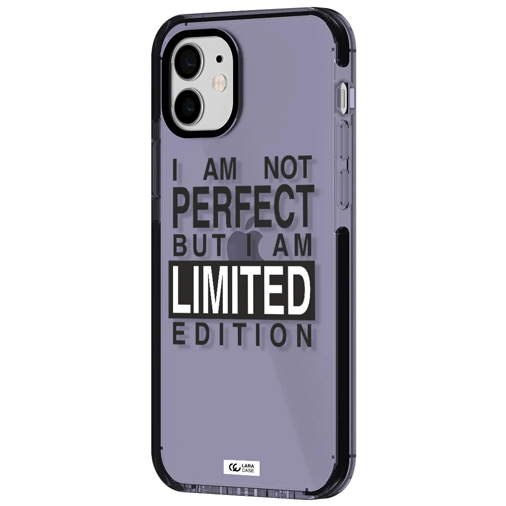 I Am Not Perfect Apple iPhone 12 impact Lilac Case