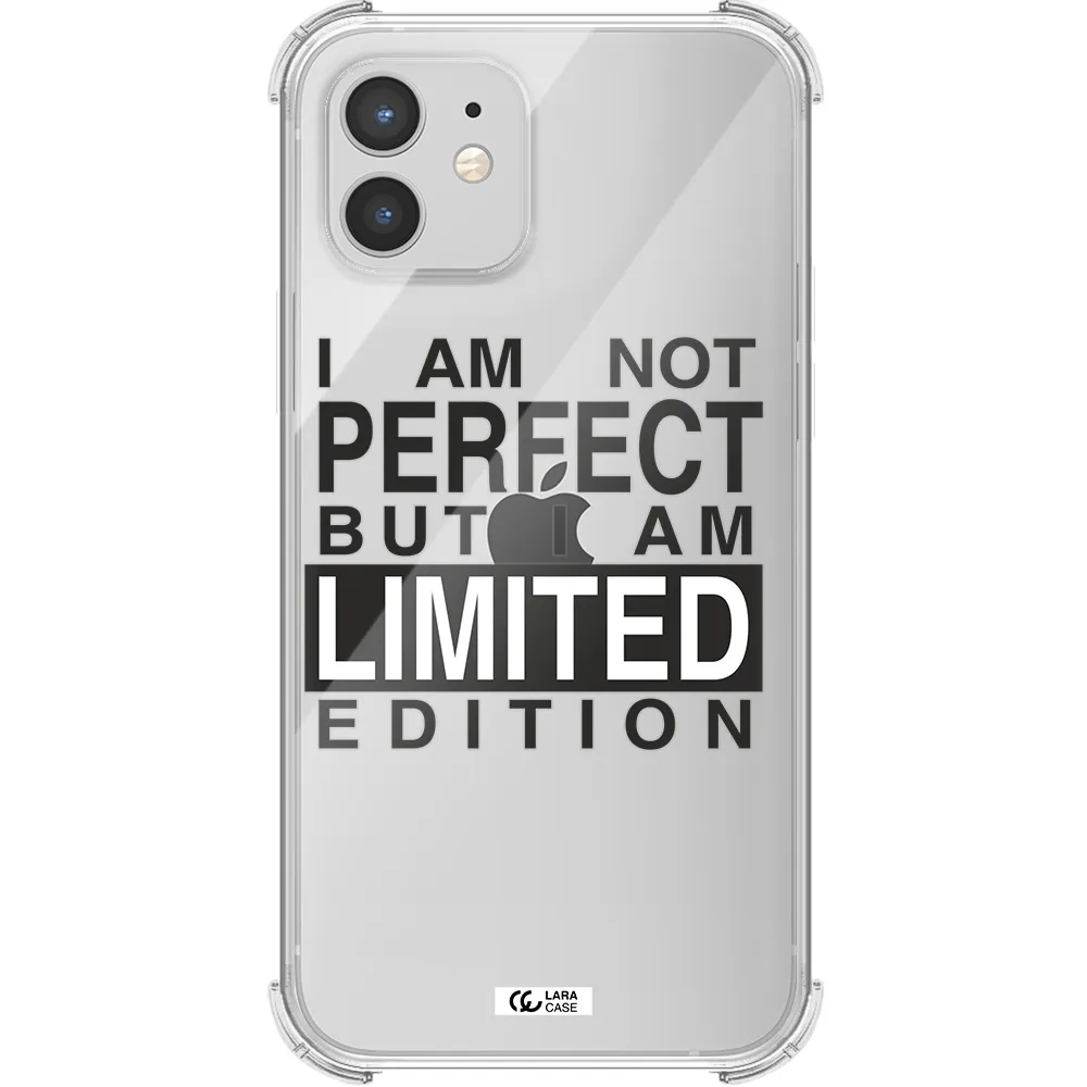 I Am Not Perfect Apple iPhone 12 mini Clear PC Case