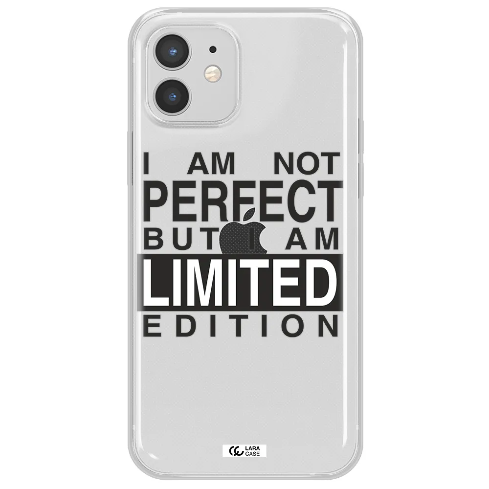 I Am Not Perfect Apple iPhone 12 mini Clear TPU Case