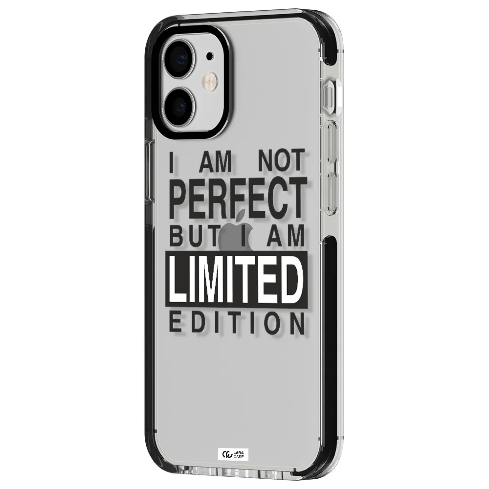 I Am Not Perfect Apple iPhone 12 mini impact black border Case