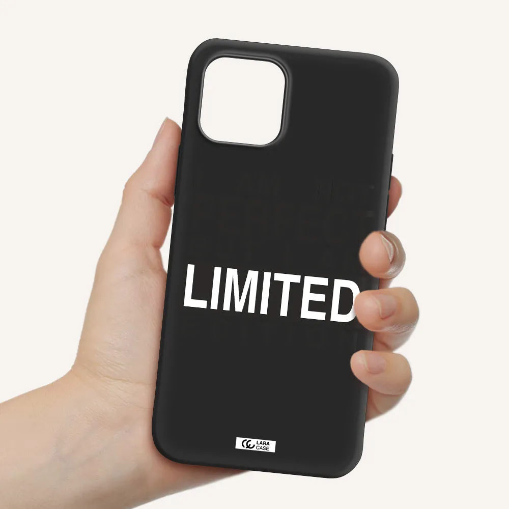 I Am Not Perfect Apple iPhone 12 mini Silicone black Case