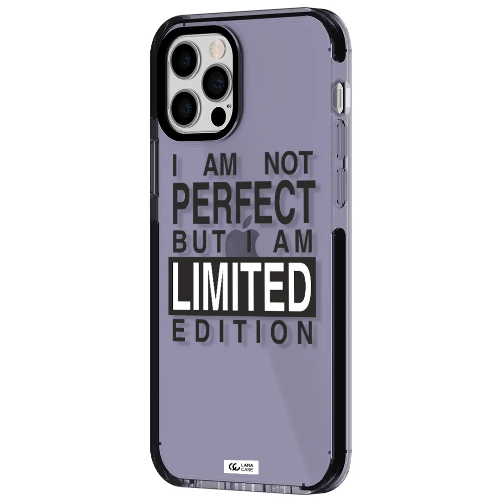 I Am Not Perfect Apple iPhone 12 pro impact Lilac Case