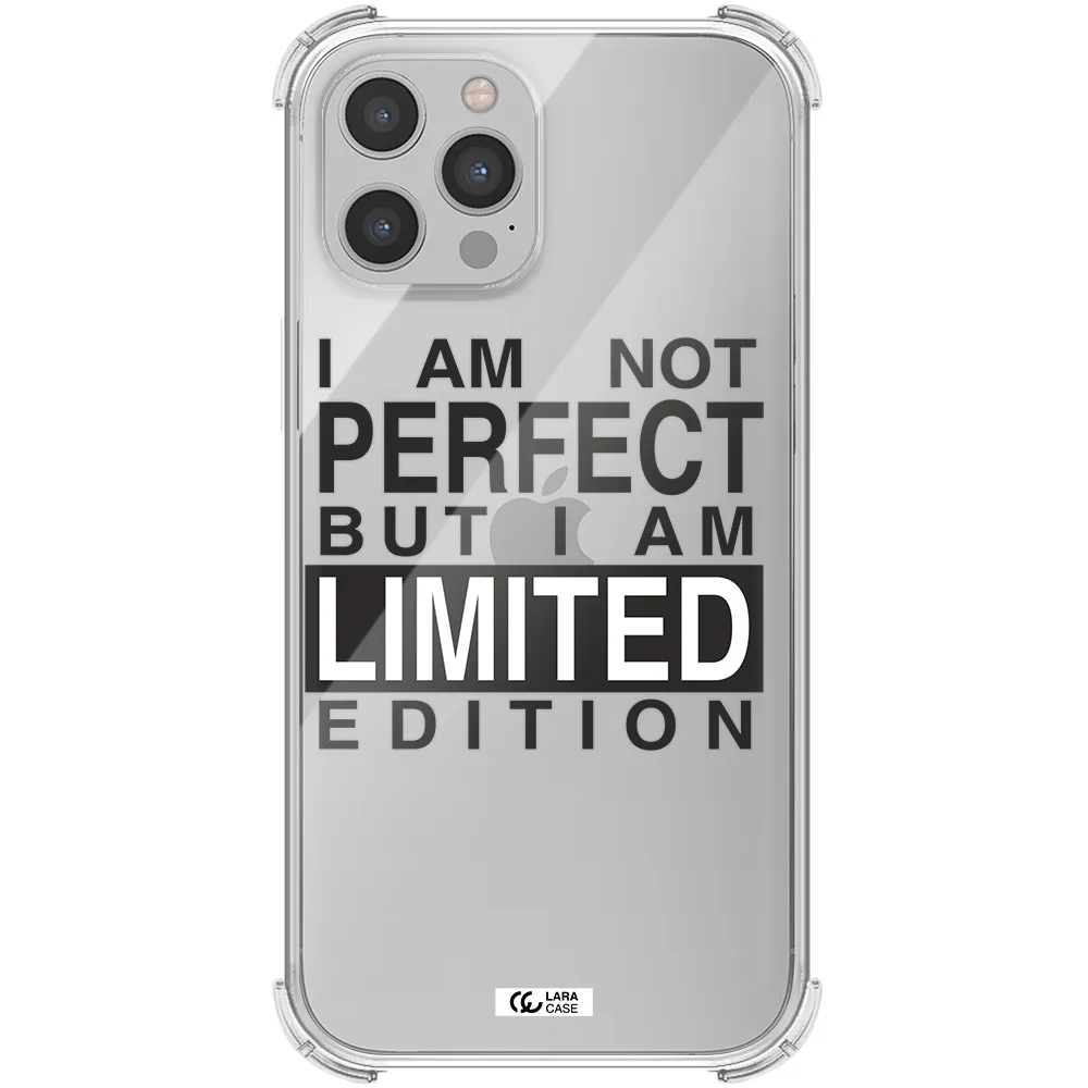 I Am Not Perfect Apple iPhone 12 pro max Clear PC Case