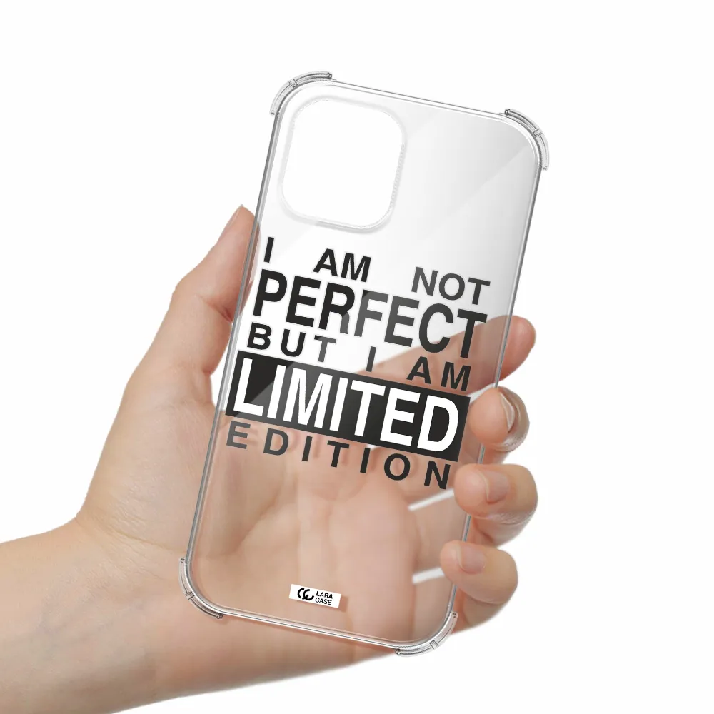 I Am Not Perfect Apple iPhone 12 pro max Clear PC Case