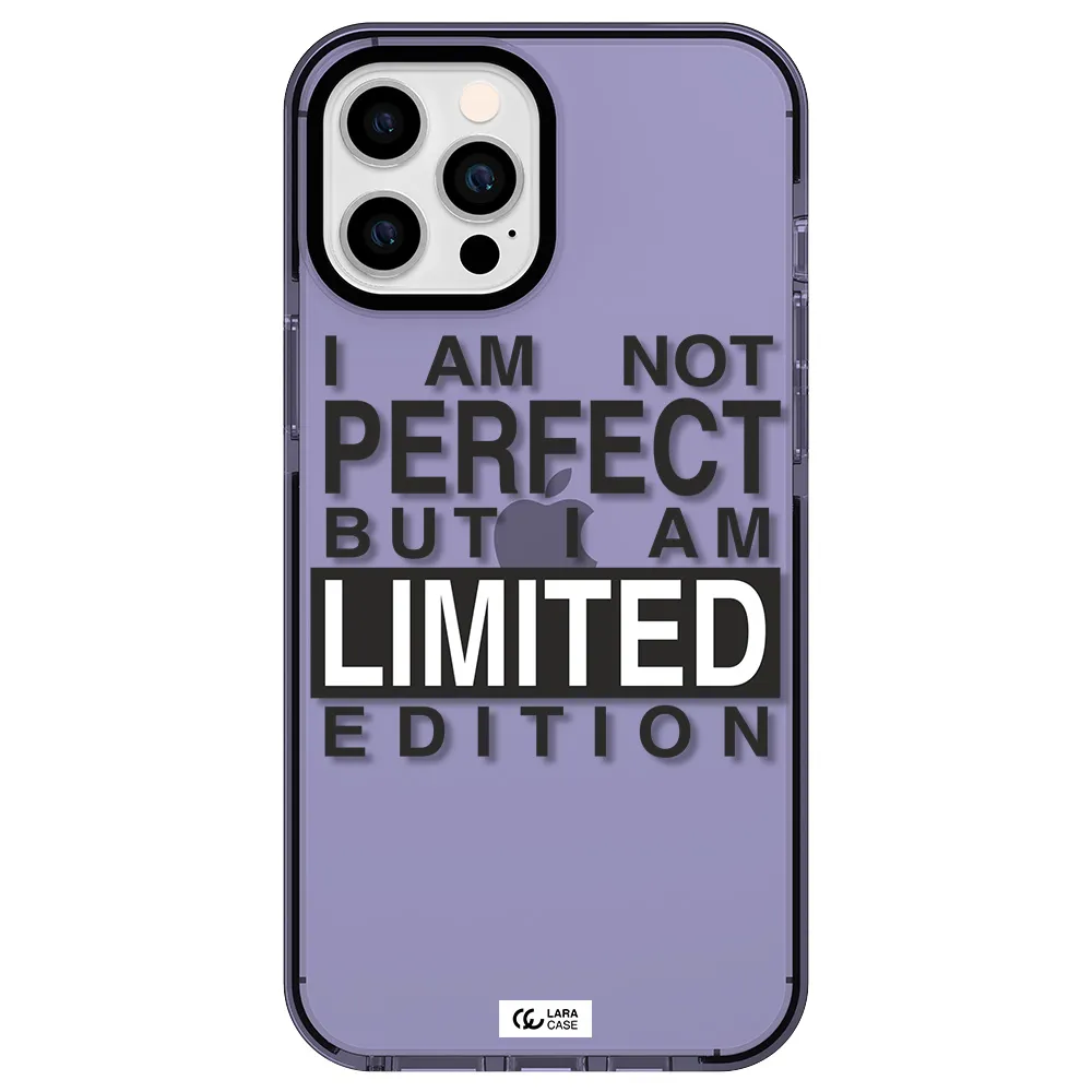 I Am Not Perfect Apple iPhone 12 pro max impact Lilac Case