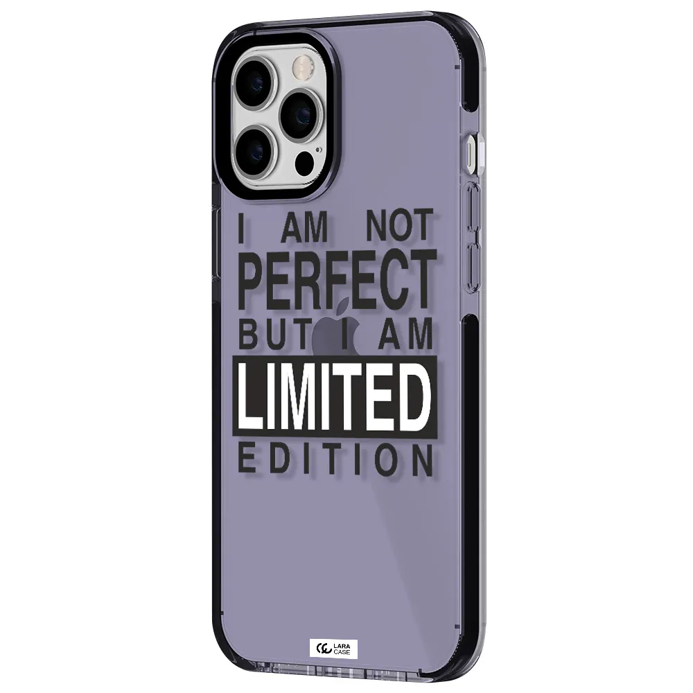 I Am Not Perfect Apple iPhone 12 pro max impact Lilac Case