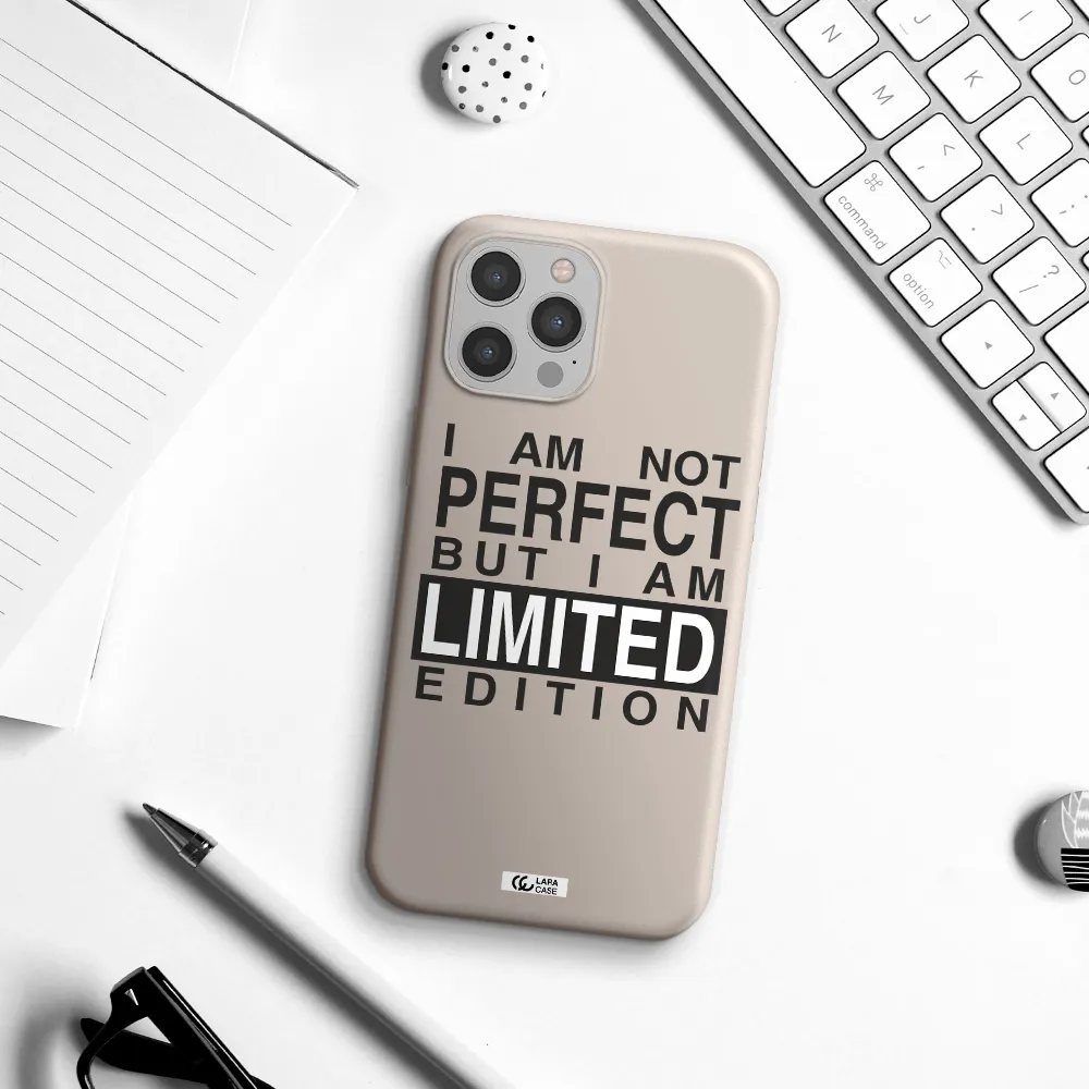 I Am Not Perfect Apple iPhone 12 pro max Silicone Stone Case
