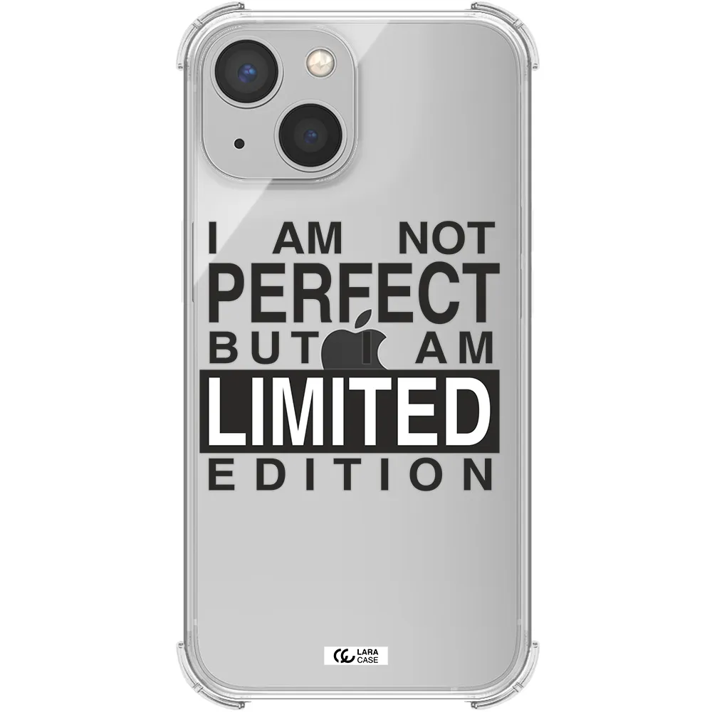 I Am Not Perfect Apple iPhone 13 Clear PC Case