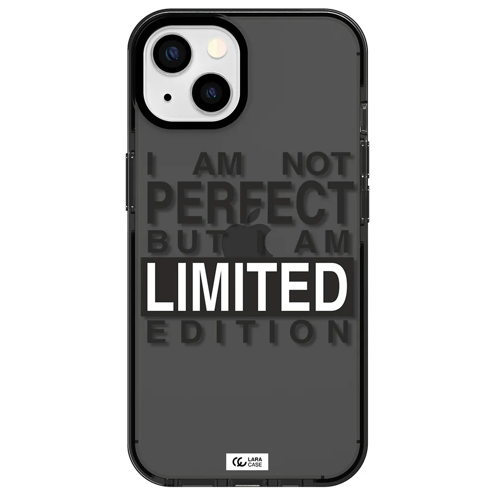 I Am Not Perfect Apple iPhone 13 impact Smoke Black Case