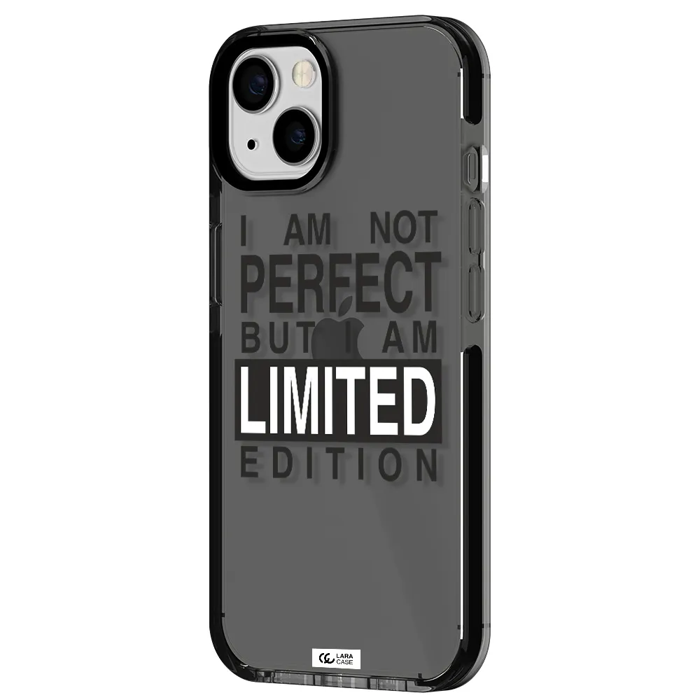 I Am Not Perfect Apple iPhone 13 impact Smoke Black Case