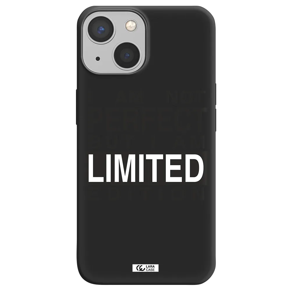 I Am Not Perfect Apple iPhone 13 mini Silicone black Case
