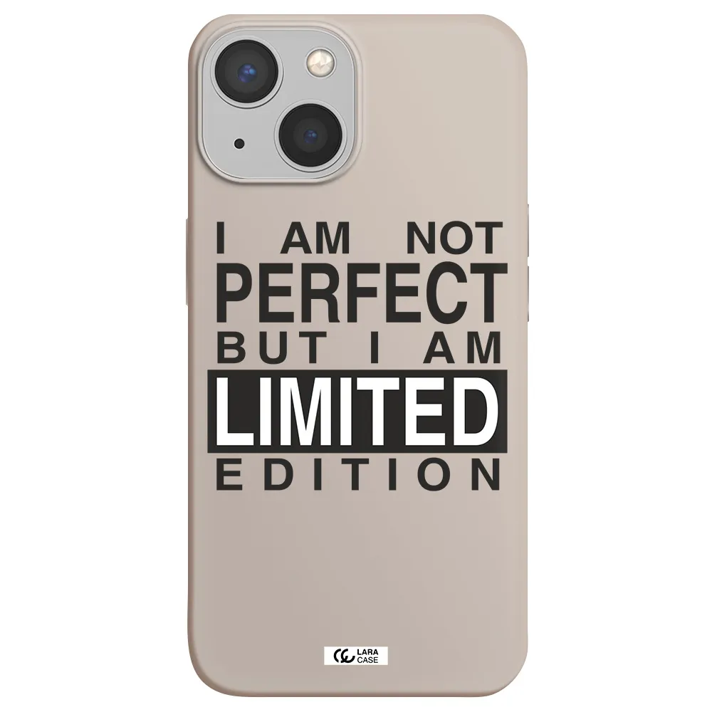 I Am Not Perfect Apple iPhone 13 mini Silicone Stone Case