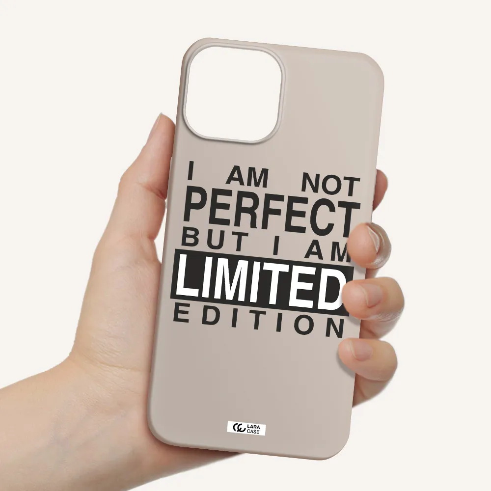 I Am Not Perfect Apple iPhone 13 mini Silicone Stone Case
