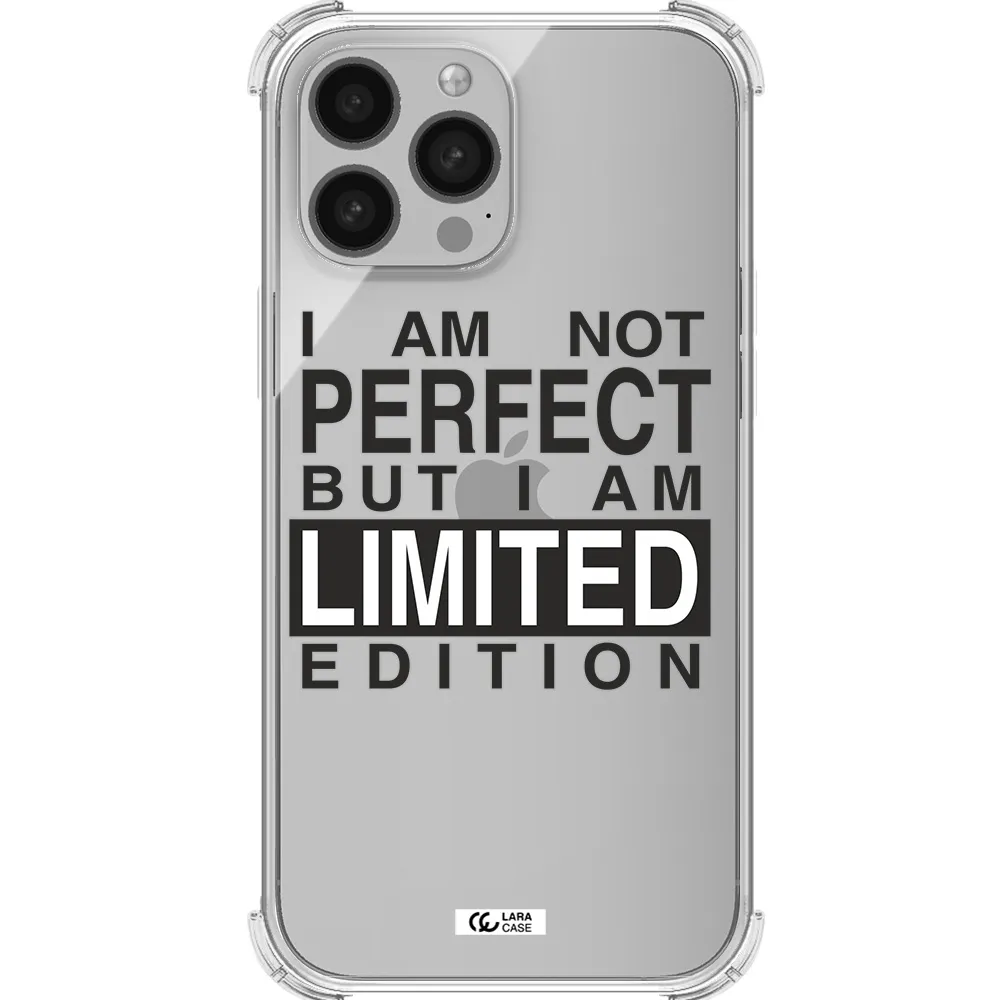 I Am Not Perfect Apple iPhone 13 Pro Clear PC Case