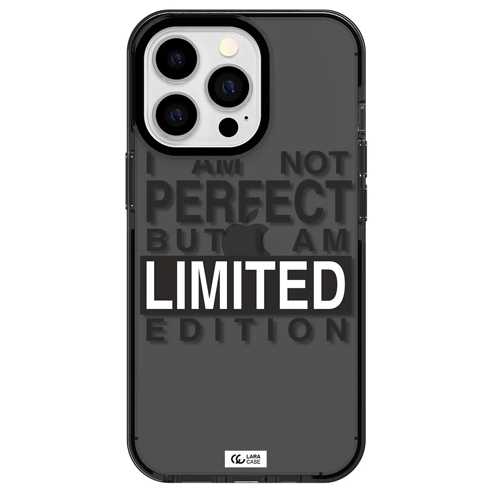 I Am Not Perfect Apple iPhone 13 Pro impact Smoke Black Case