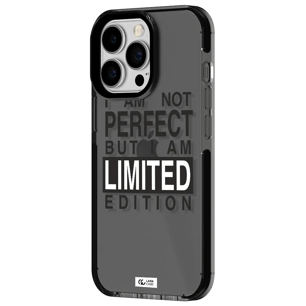 I Am Not Perfect Apple iPhone 13 Pro impact Smoke Black Case