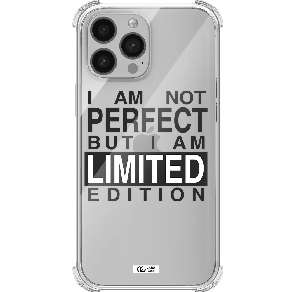I Am Not Perfect Apple iPhone 13 Pro Max Clear PC Case