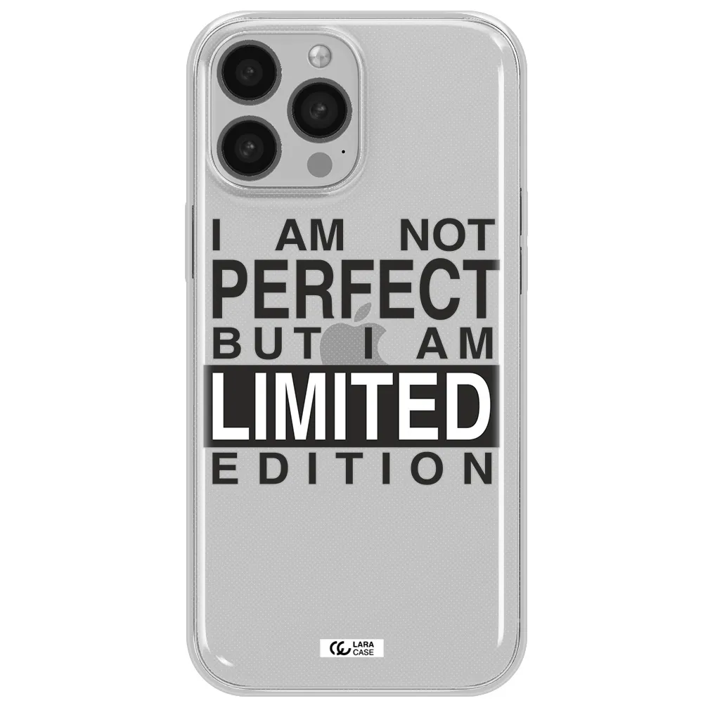 I Am Not Perfect Apple iPhone 13 Pro Max Clear TPU Case
