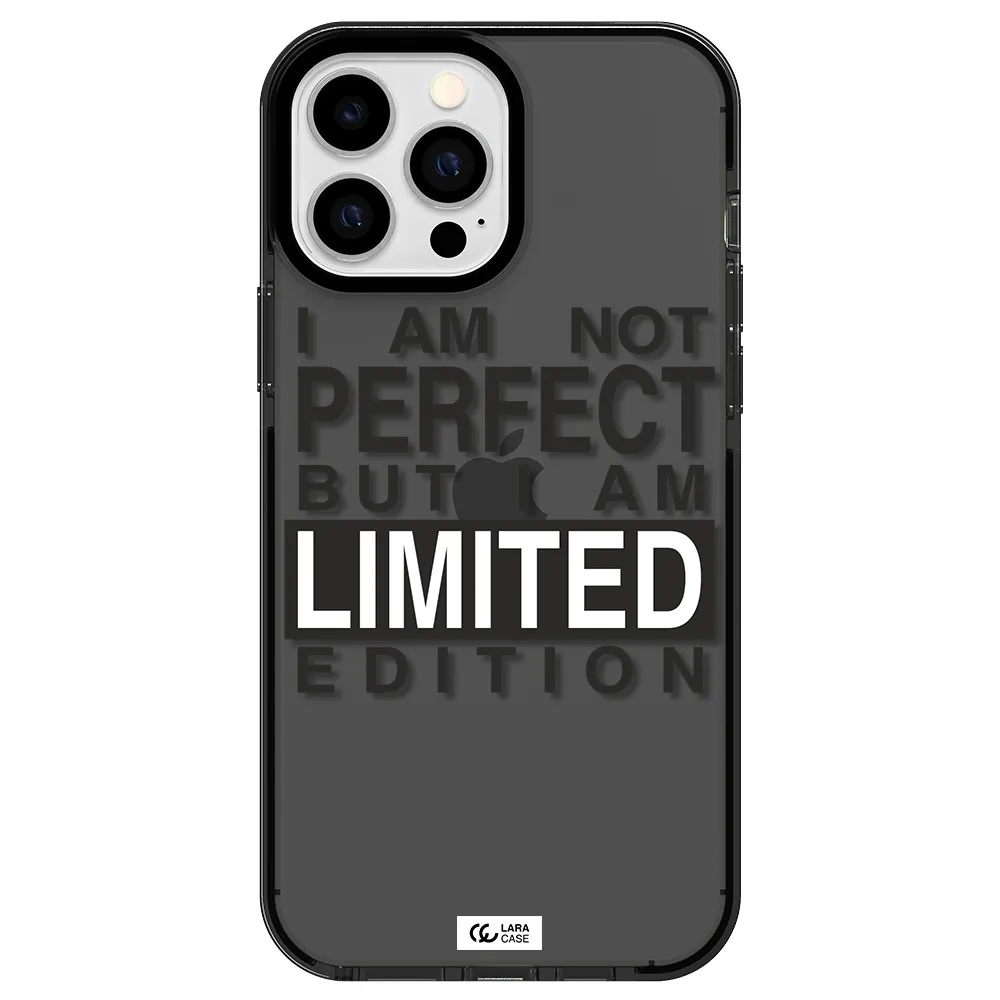 I Am Not Perfect Apple iPhone 13 Pro Max impact Smoke Black Case