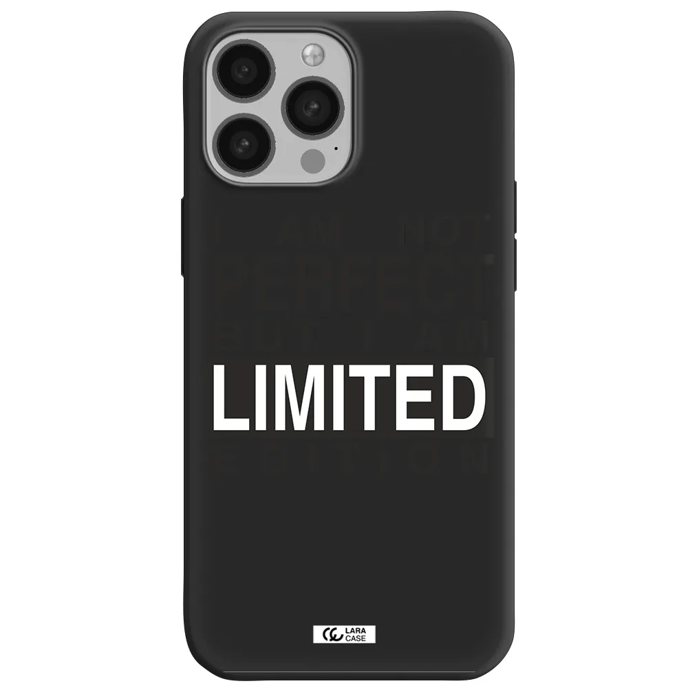 I Am Not Perfect Apple iPhone 13 Pro Max Silicone black Case