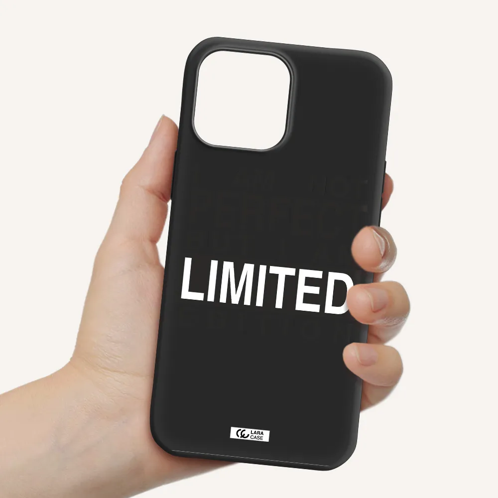 I Am Not Perfect Apple iPhone 13 Pro Max Silicone black Case