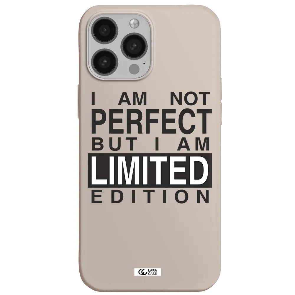 I Am Not Perfect Apple iPhone 13 Pro Max Silicone Stone Case
