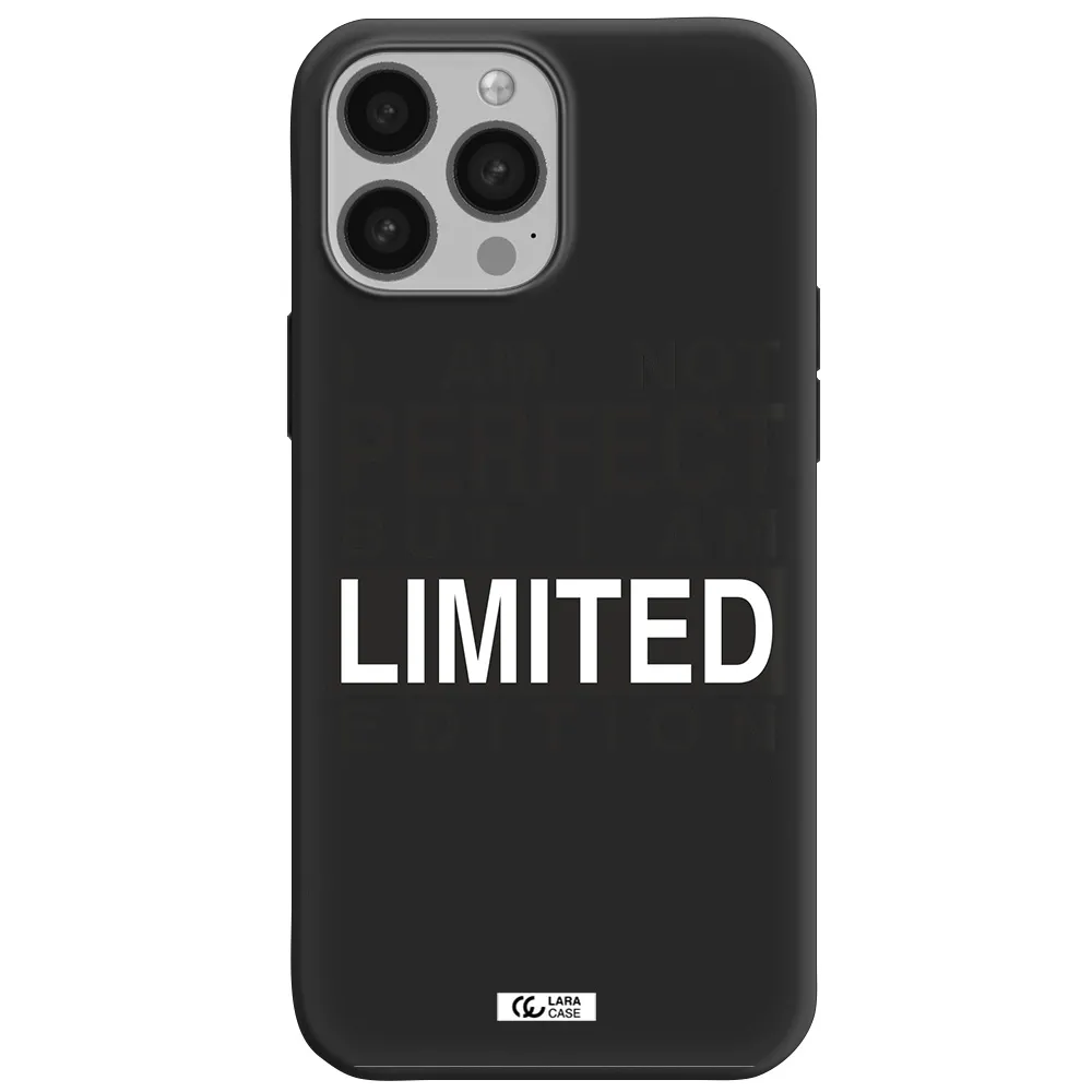 I Am Not Perfect Apple iPhone 13 Pro Silicone black Case