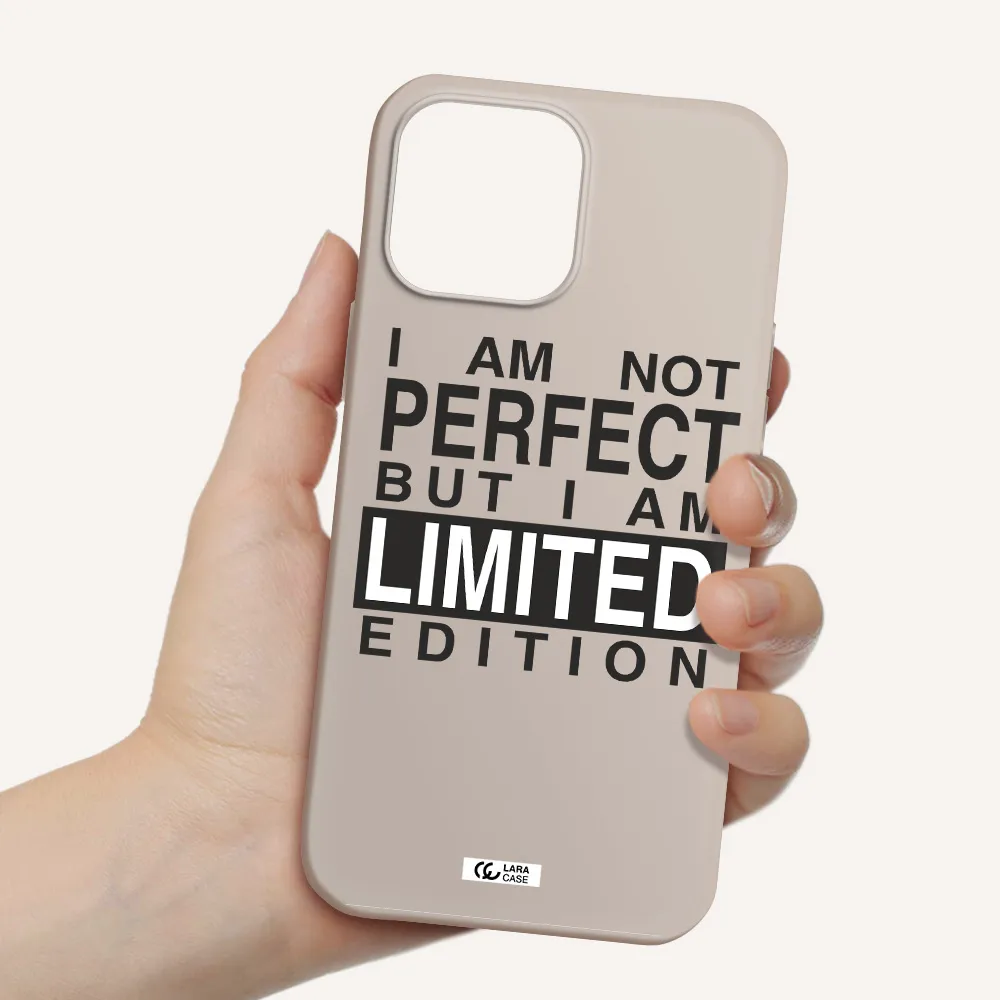 I Am Not Perfect Apple iPhone 13 Pro Silicone Stone Case