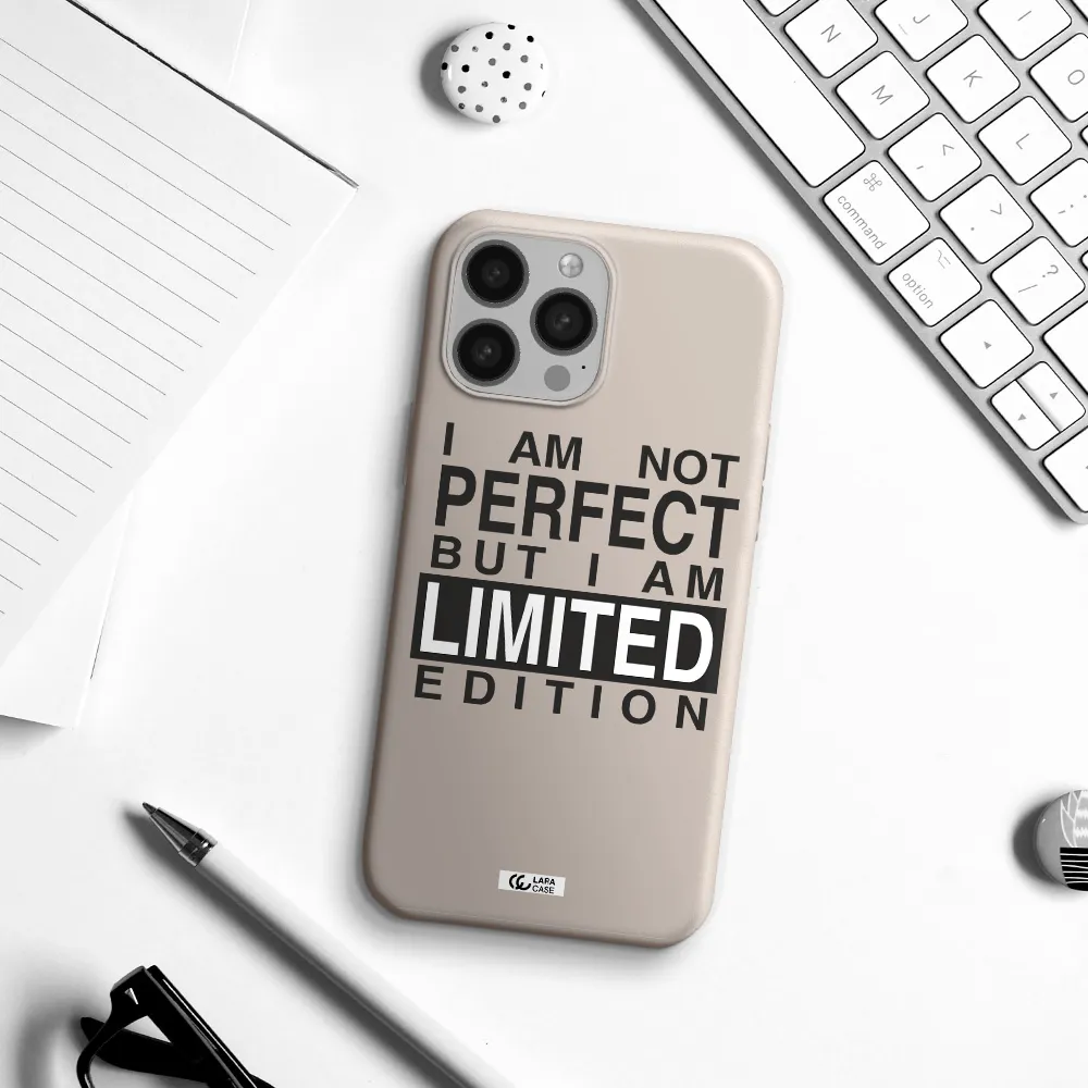 I Am Not Perfect Apple iPhone 13 Pro Silicone Stone Case