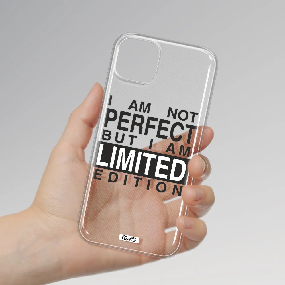 I Am Not Perfect Apple iPhone 14 Clear TPU Case