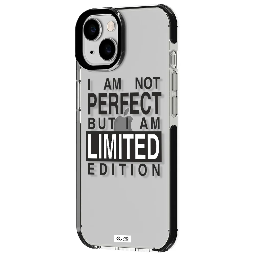 I Am Not Perfect Apple iPhone 14 impact black border Case