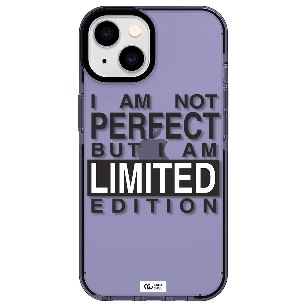 I Am Not Perfect Apple iPhone 14 impact Lilac Case