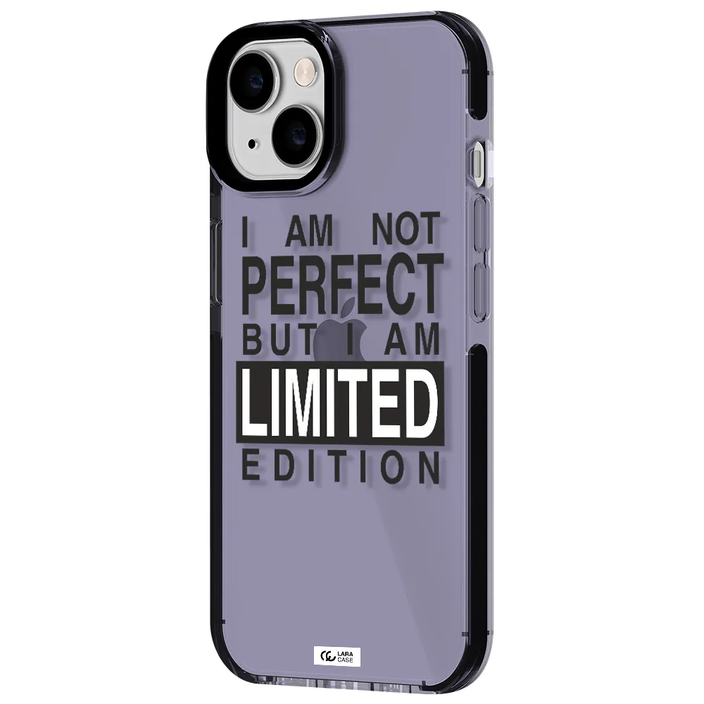 I Am Not Perfect Apple iPhone 14 impact Lilac Case
