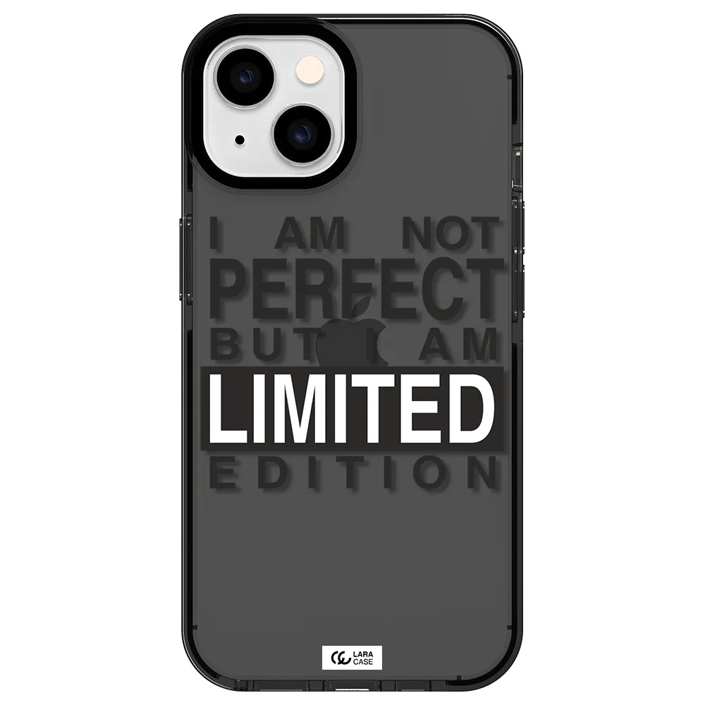 I Am Not Perfect Apple iPhone 14 impact Smoke Black Case