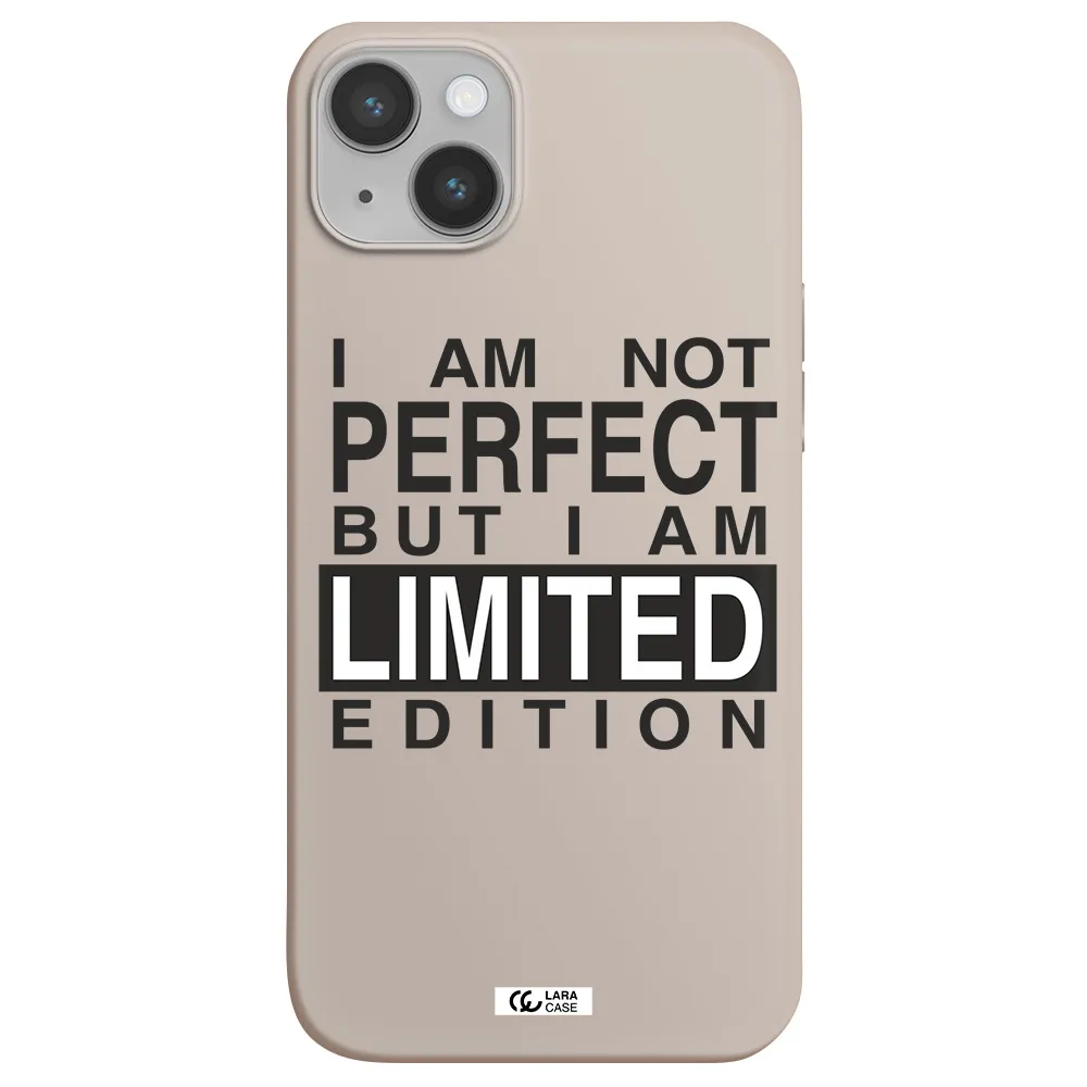 I Am Not Perfect Apple iPhone 14 plus Silicone Stone Case