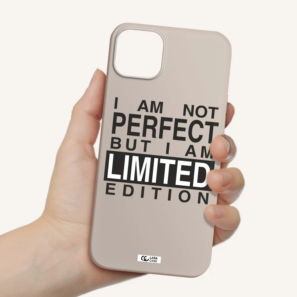 I Am Not Perfect Apple iPhone 14 plus Silicone Stone Case