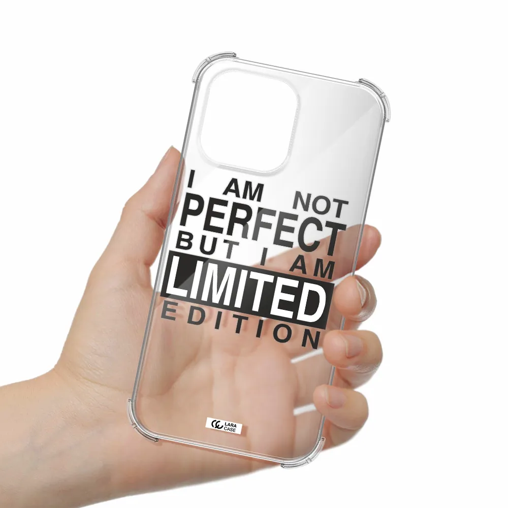 I Am Not Perfect Apple iPhone 14 pro Clear PC Case