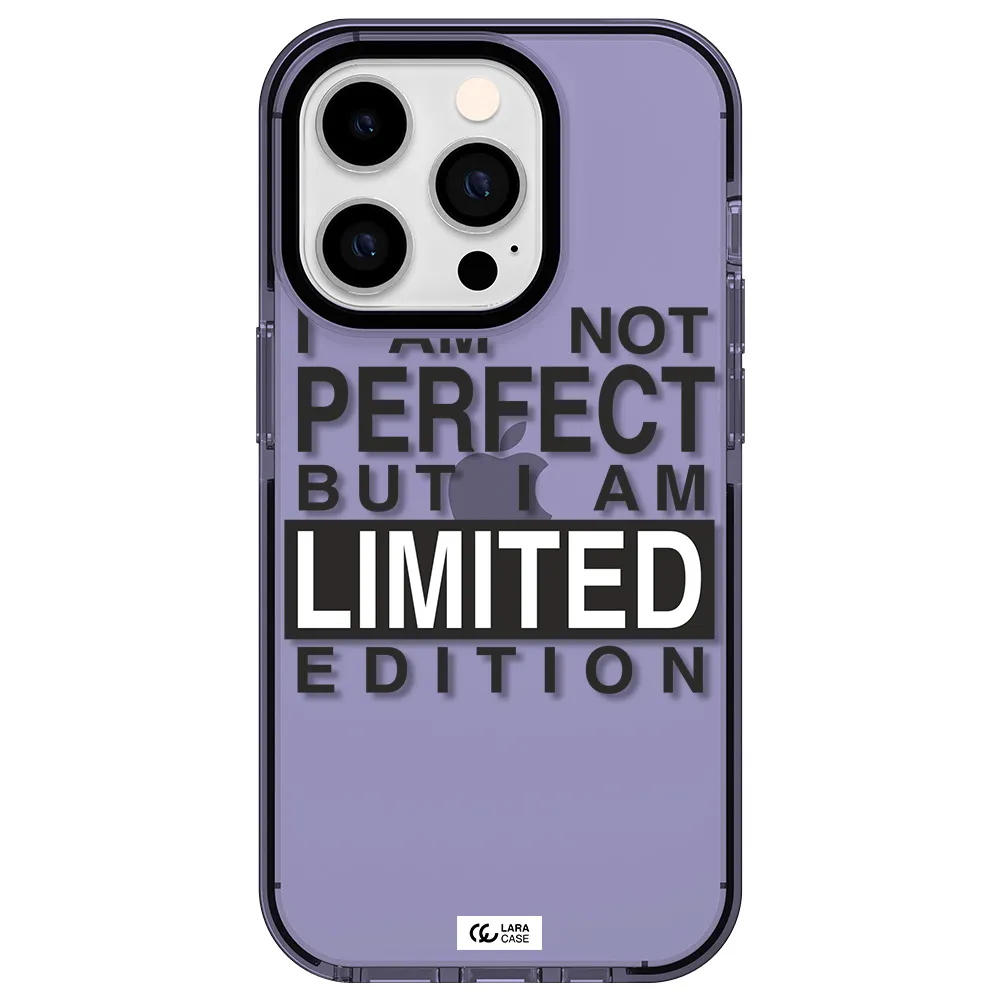 I Am Not Perfect Apple iPhone 14 pro impact Lilac Case