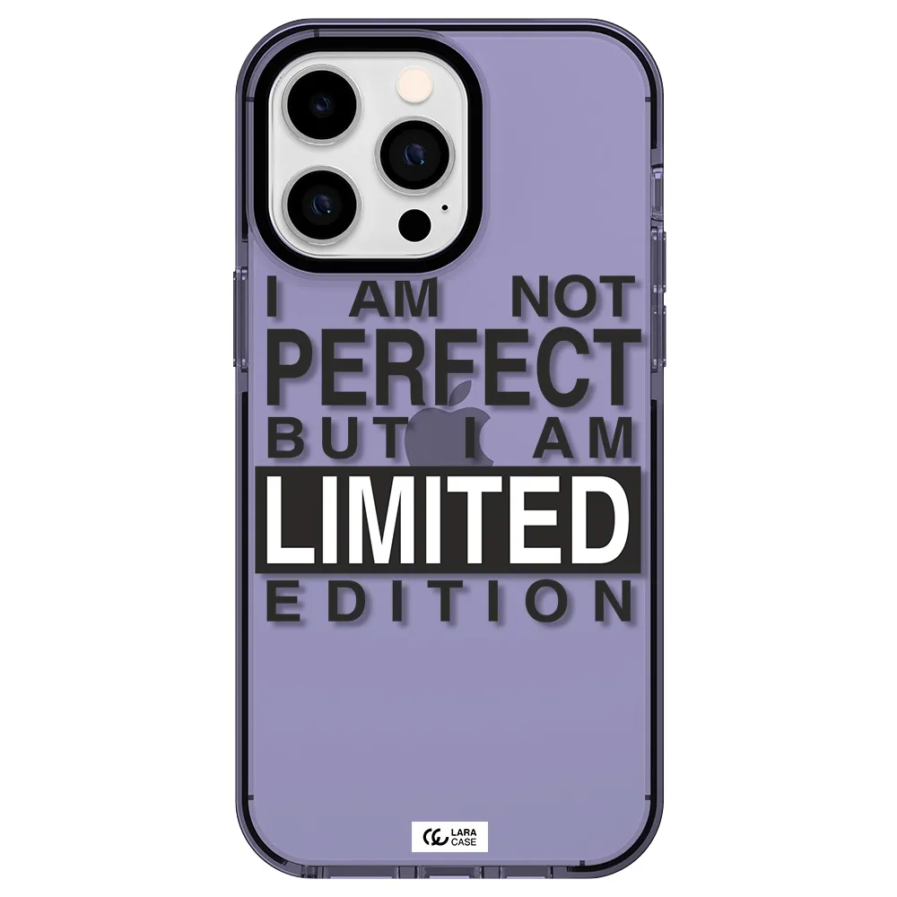 I Am Not Perfect Apple iPhone 14 pro max impact Lilac Case