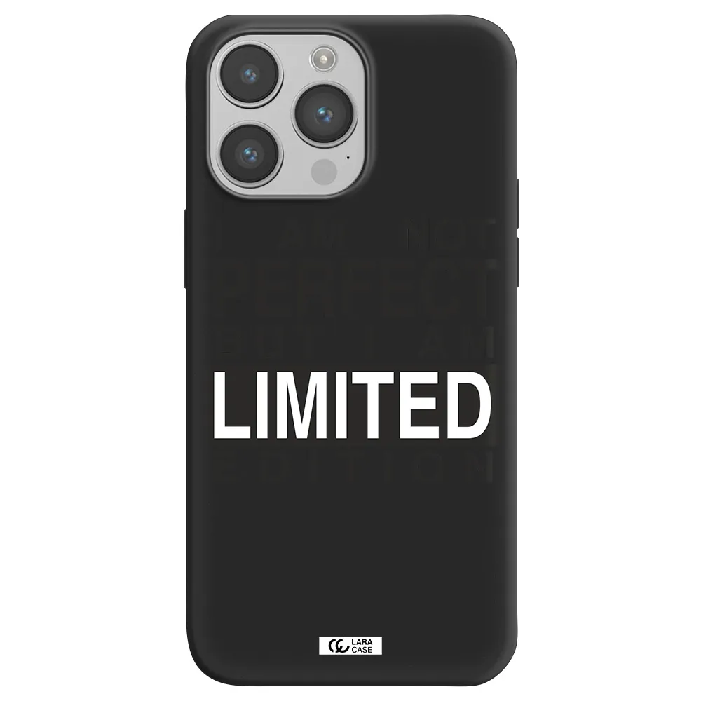I Am Not Perfect Apple iPhone 14 pro max Silicone black Case