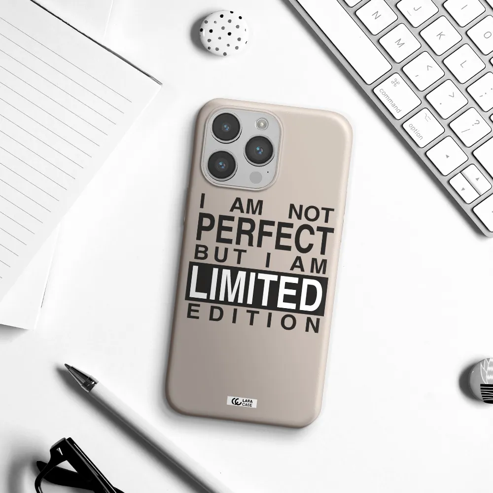 I Am Not Perfect Apple iPhone 14 pro Silicone Stone Case