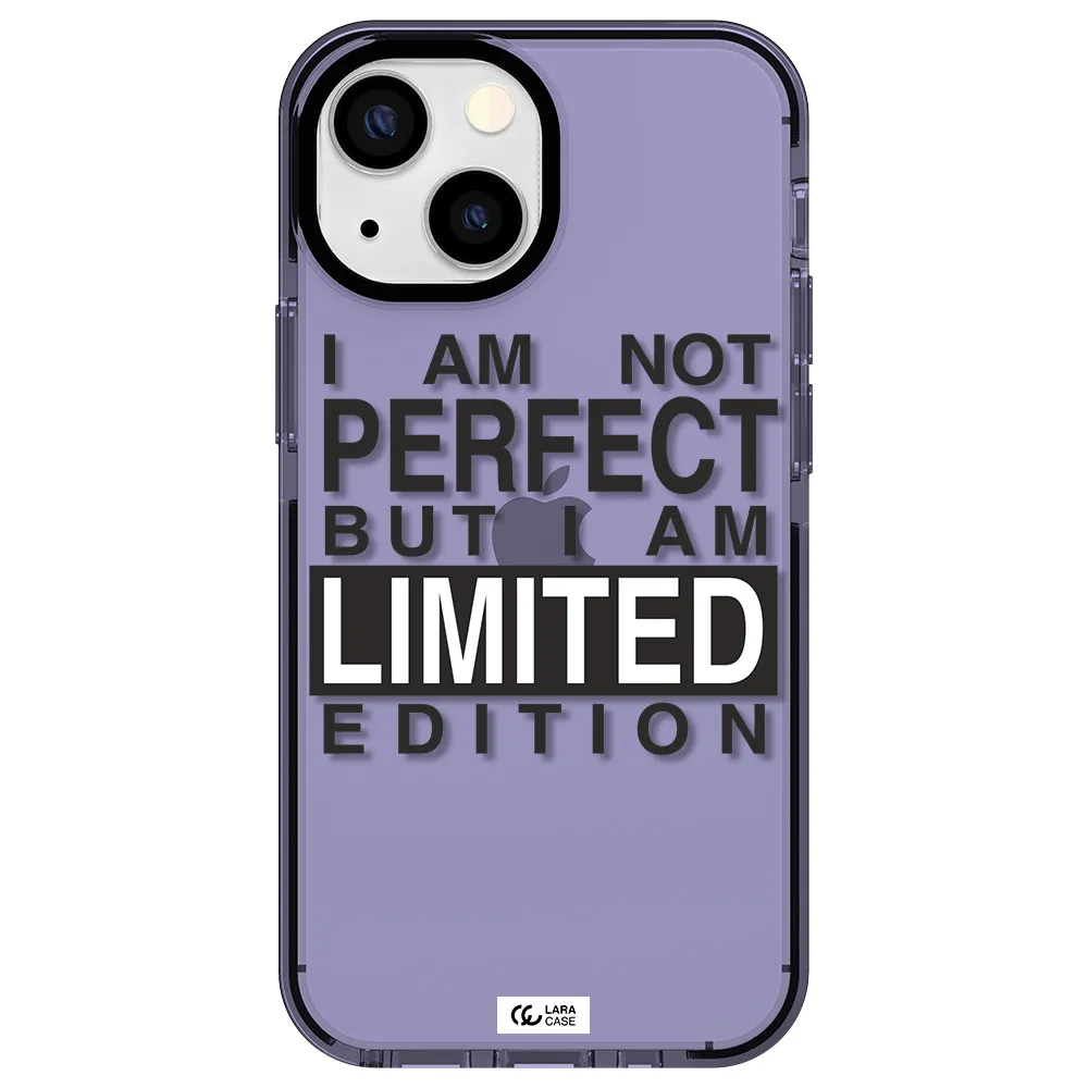 I Am Not Perfect Apple iPhone 15 impact Lilac Case