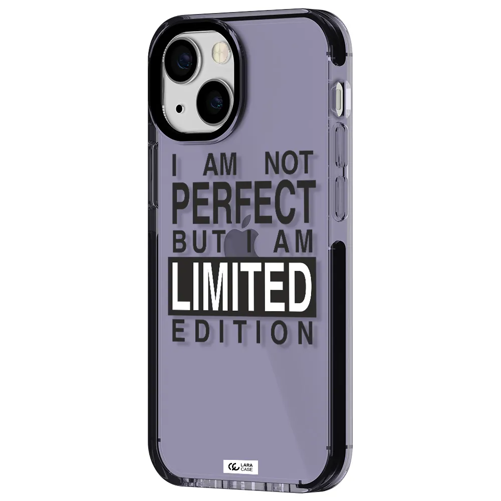 I Am Not Perfect Apple iPhone 15 impact Lilac Case