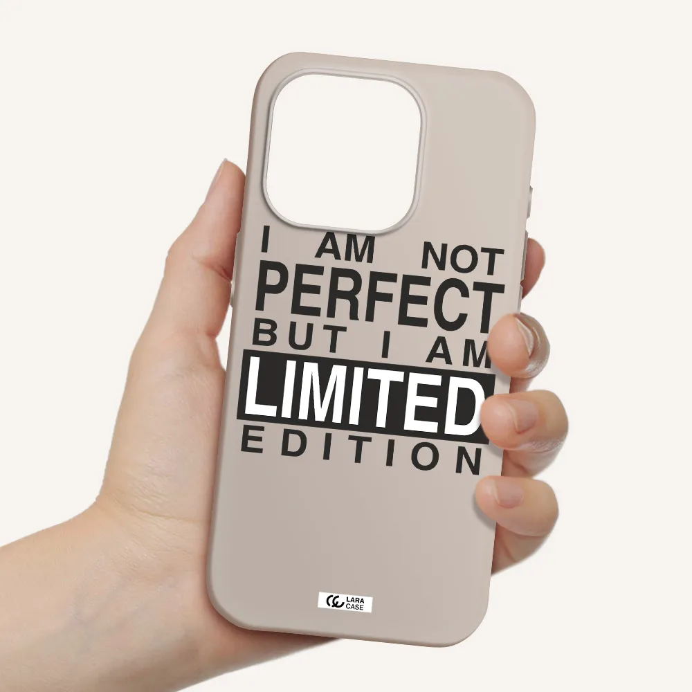 I Am Not Perfect Apple Iphone 15 Pro Silicone Stone Case