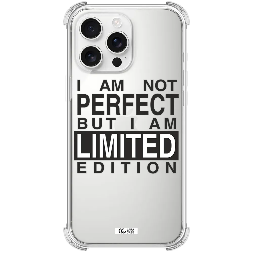 I Am Not Perfect Apple Iphone 16 Pro Max Clear Pc Case