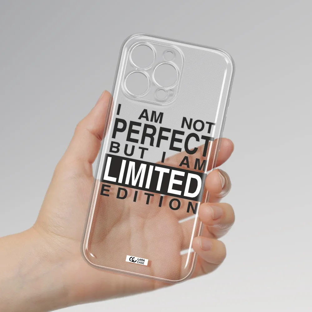 I Am Not Perfect Apple Iphone 16 Pro Max Clear Tpu Case