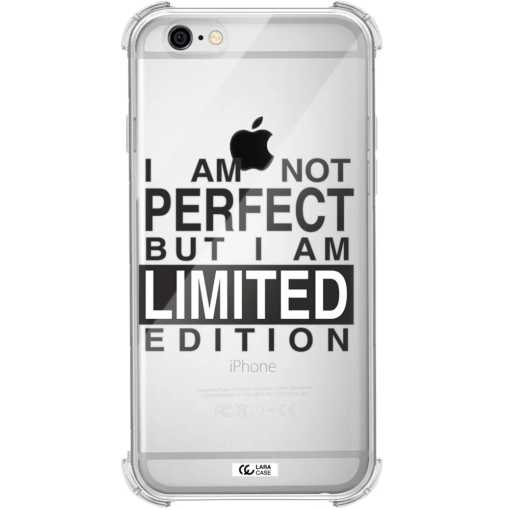I Am Not Perfect Apple iPhone 6 Clear PC Case