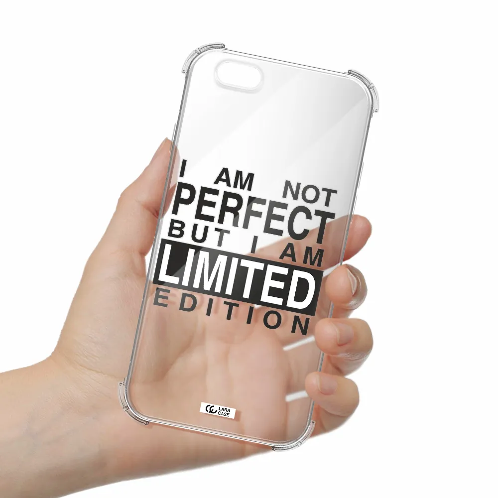 I Am Not Perfect Apple iPhone 6 Clear PC Case